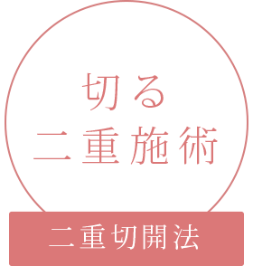 切る二重施術 二重切開法